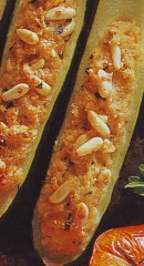 zucchine farcite al pecorino e pinoli,zucchine,zucchine farcite,ricette con le verdure,ricette,ricette di cucina,