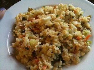 insalata di riso di magro,insalata di riso,riso,tonno,acciughe,carciofi,finocchi,insalate,  